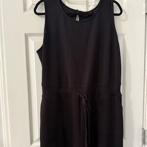 Lane Bryant Black Sleeveless Jumpsuit